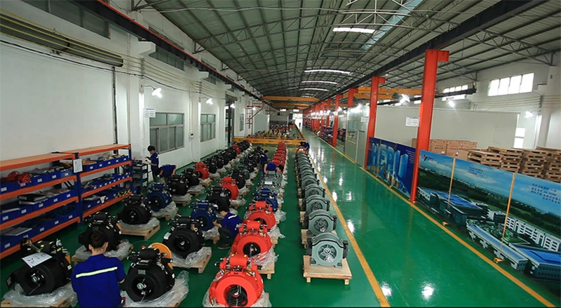 10 Passagers Gearless Traction Machine for Elevator (CE) Elevator Traction Motor