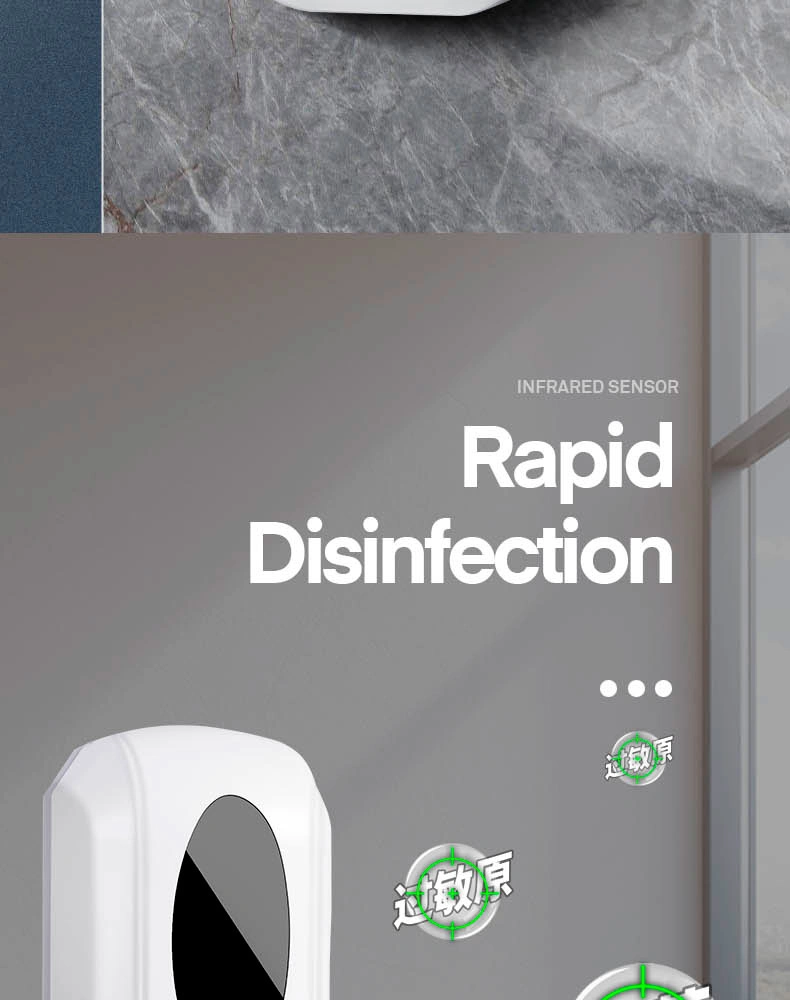 Sensor Dispenser Automatic Dispenser 1200ml Bathroom Sensor ABS Plastic Soap-Dispenser Auto Soap Dispenser