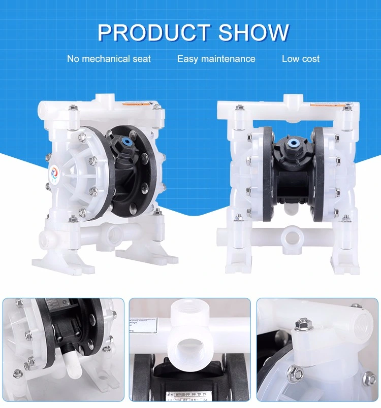 High Suction Lift Pneumatic Diaphragm Mini Slurry Pump