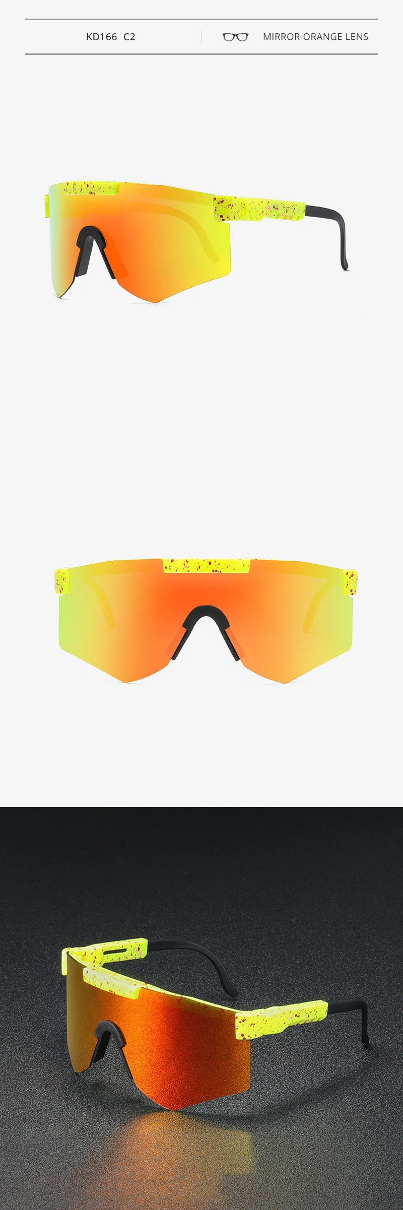 Sunglasses Sport Cycling Best Quality Oversize Polarized Sunglasses