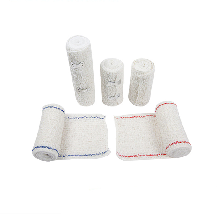 Cotton Crepe Bandages High Elastic with Clips
