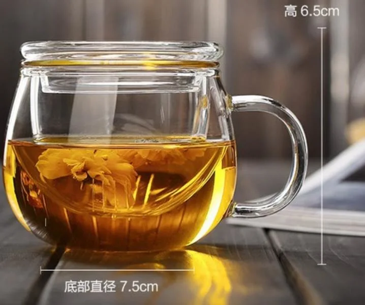Double-Layer Cup/Glass Cup/Tea Cup/Glass Coffee Cup/High Borosilicate Glass