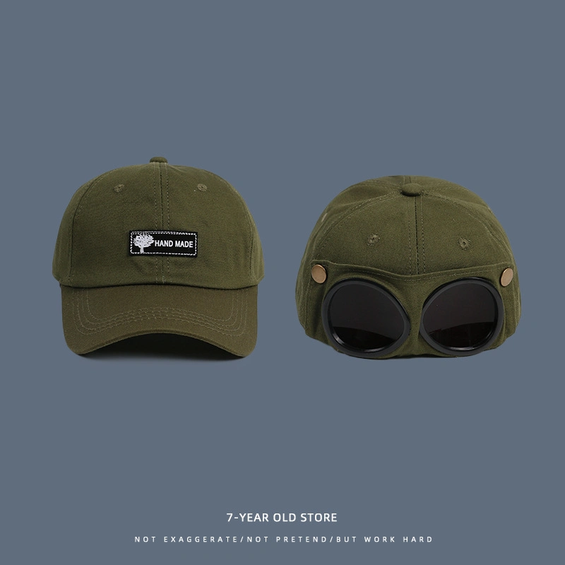New Fashion Aviator Hats, Caps with Sunglasses, Aviator Caps Sports Caps