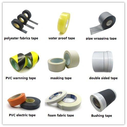 Black Color PVC Electrical Insulating Tape Protective