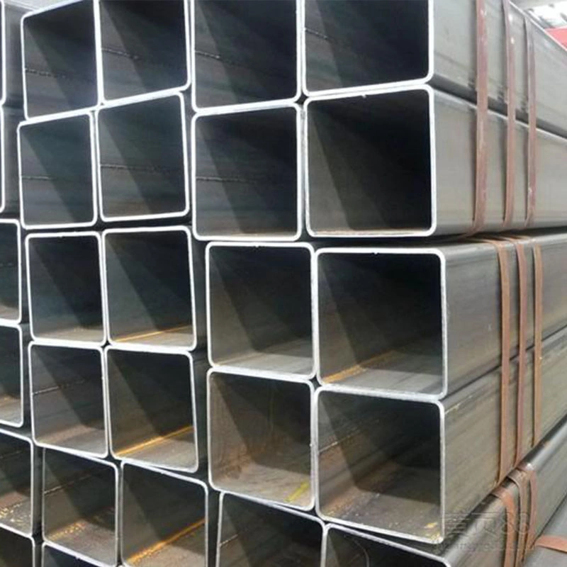 Large Diameter Thin Wall Ms Low Carbon Galvanized Square Tube