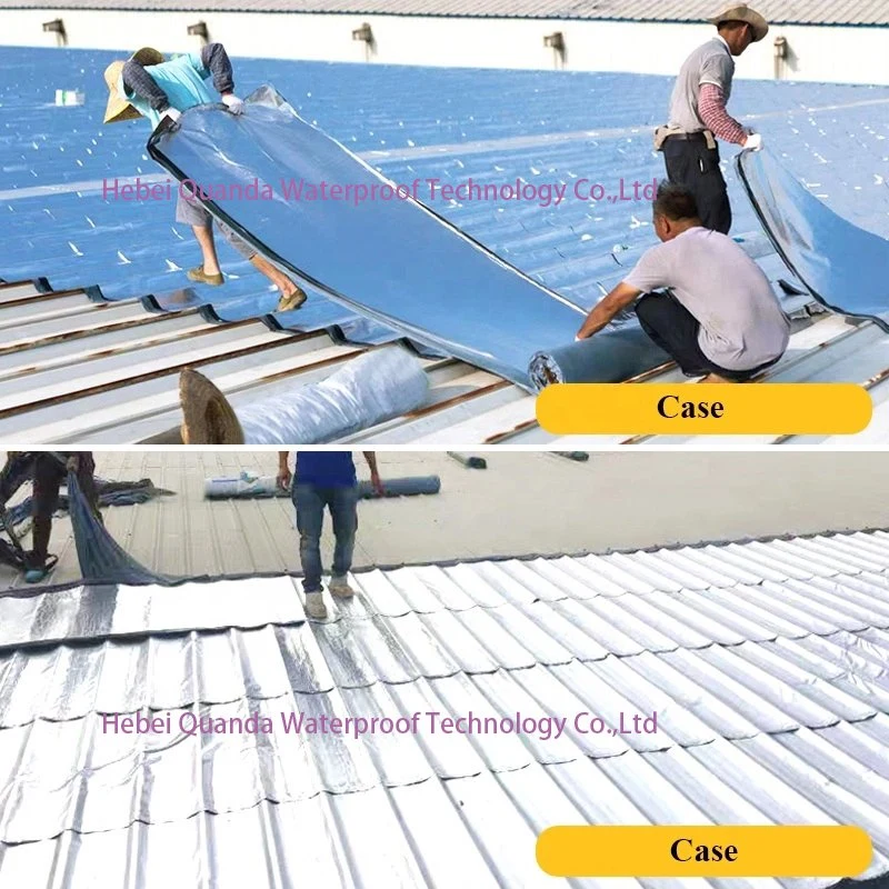 40cm*5m Self-Adhesive Aluminum Foil Butyl Rubber Waterproof Tape Roof Waterproofing Sheet