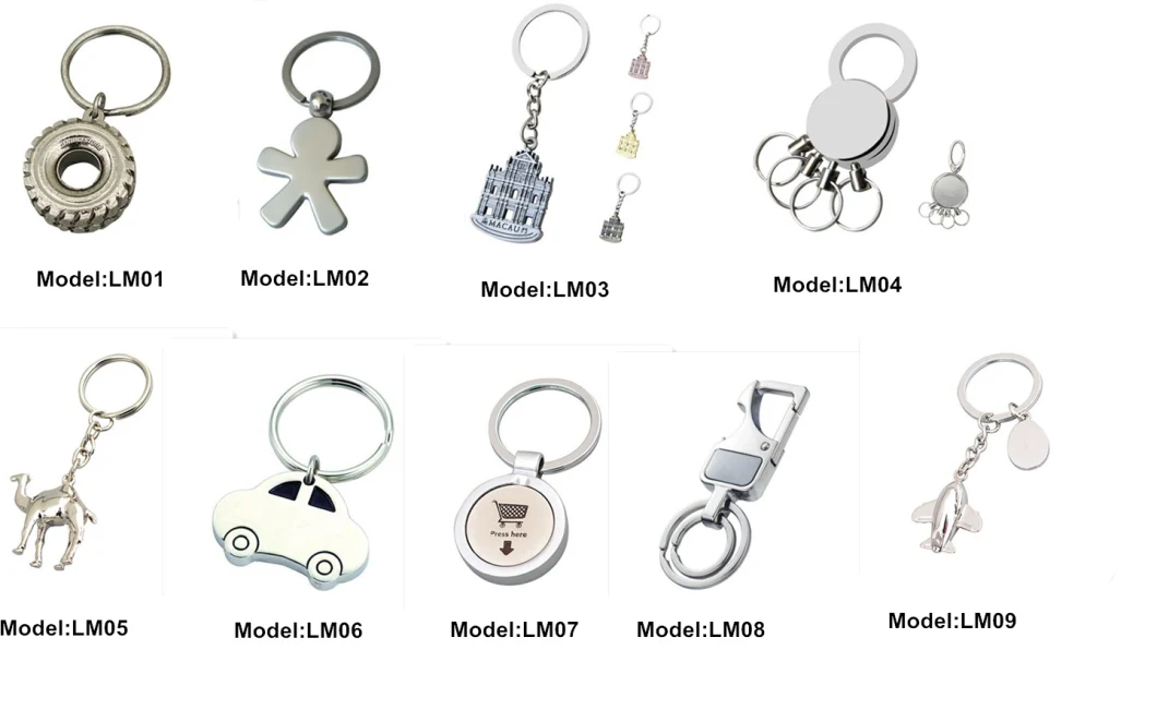 Custom Business Gift Metal Keychains with Box