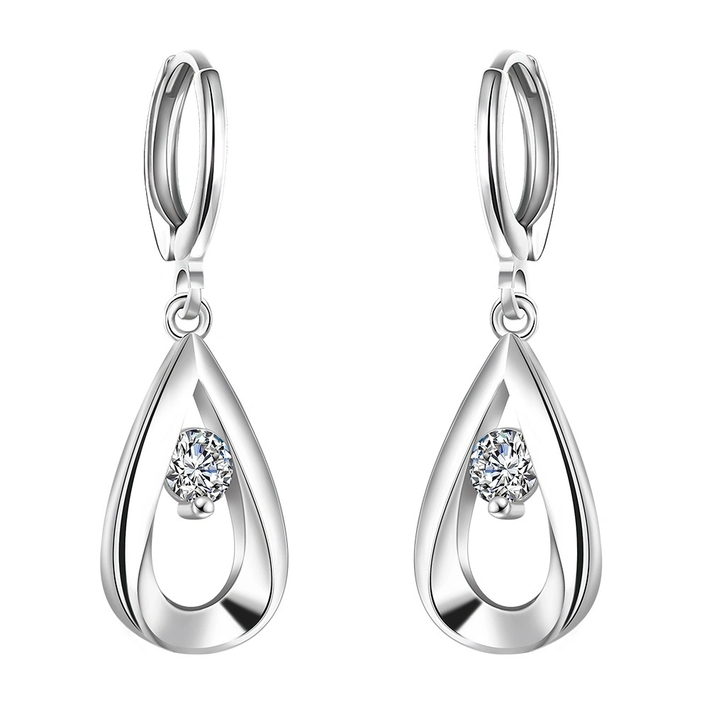 Women Wedding Jewelry Personalized Water Drop Earrings High Quality Romantic Gift Long Dangle Earrings