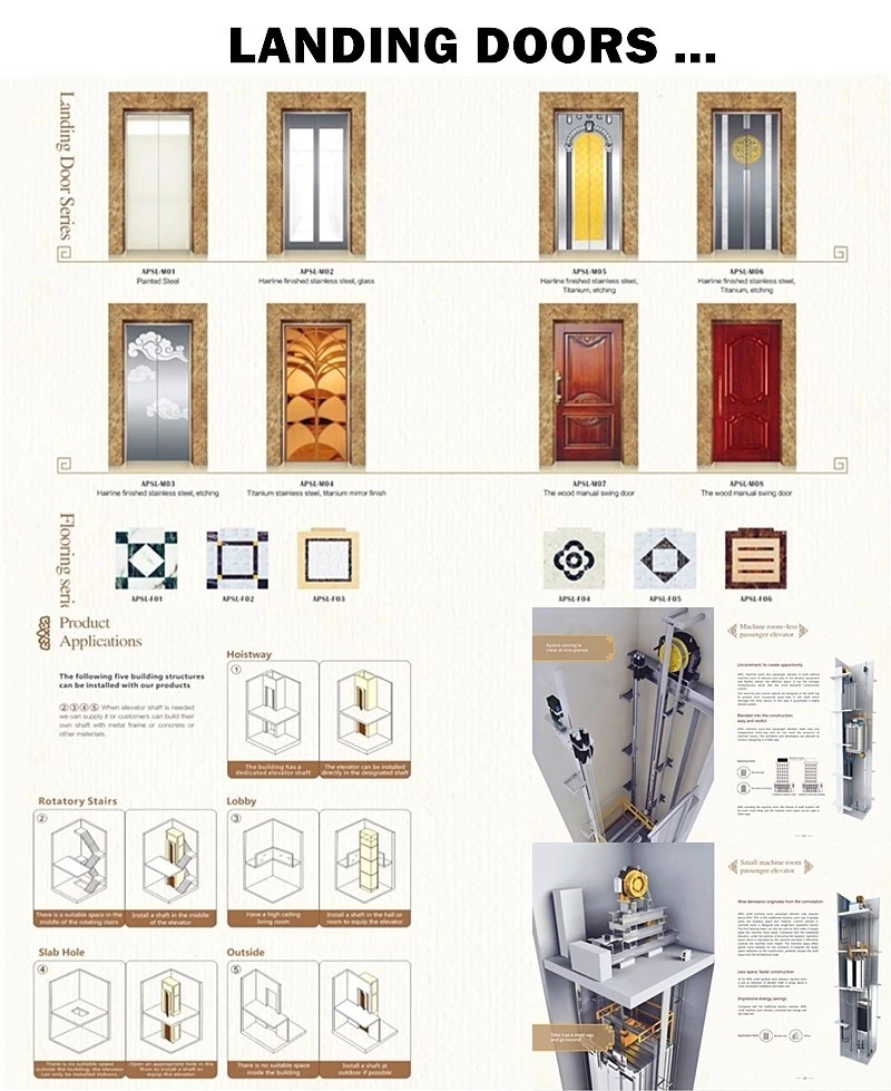 Freight home house residential commercial hotel apartment elevator lift supplier