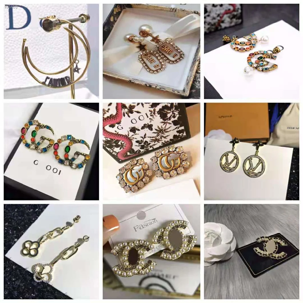 Wholesale Earrings Mixed Brass Women Geometric Earrings Jewelry