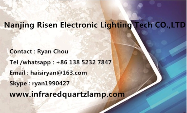Quartz Glass Radiantor Infrared Lamps Heater Carbon Fiber IR Heat Tube