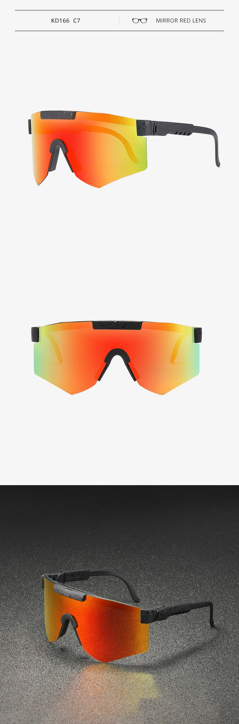 Sunglasses Sport Cycling Best Quality Oversize Polarized Sunglasses