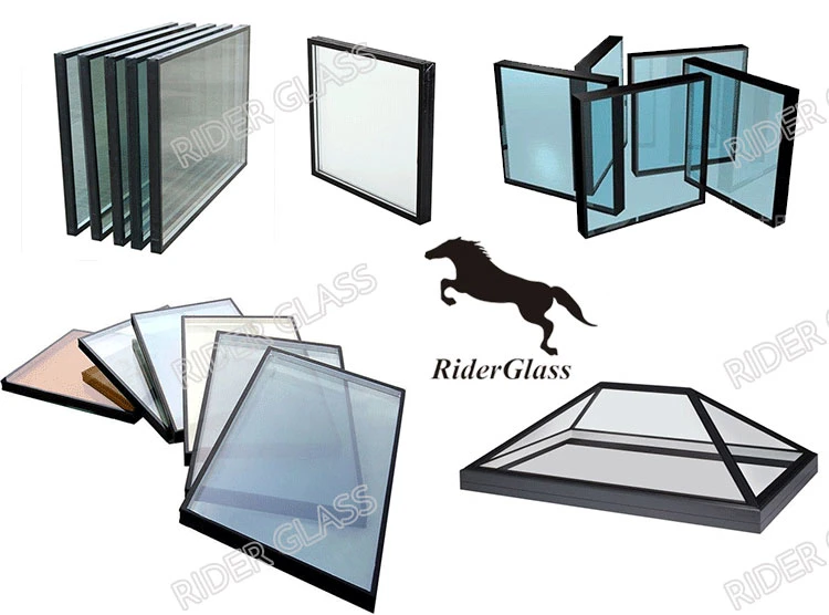 5+6A+5mm 6+12A+6mm Igu Building Material Lowe Insulating Glass Unit and Insulated Glass
