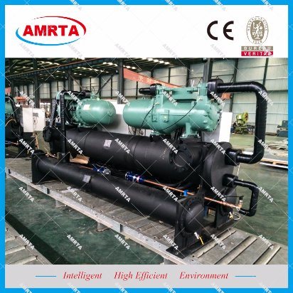 R22/R407c/R134A Ethylene Glycol Water Cooled Screw Water Chiller