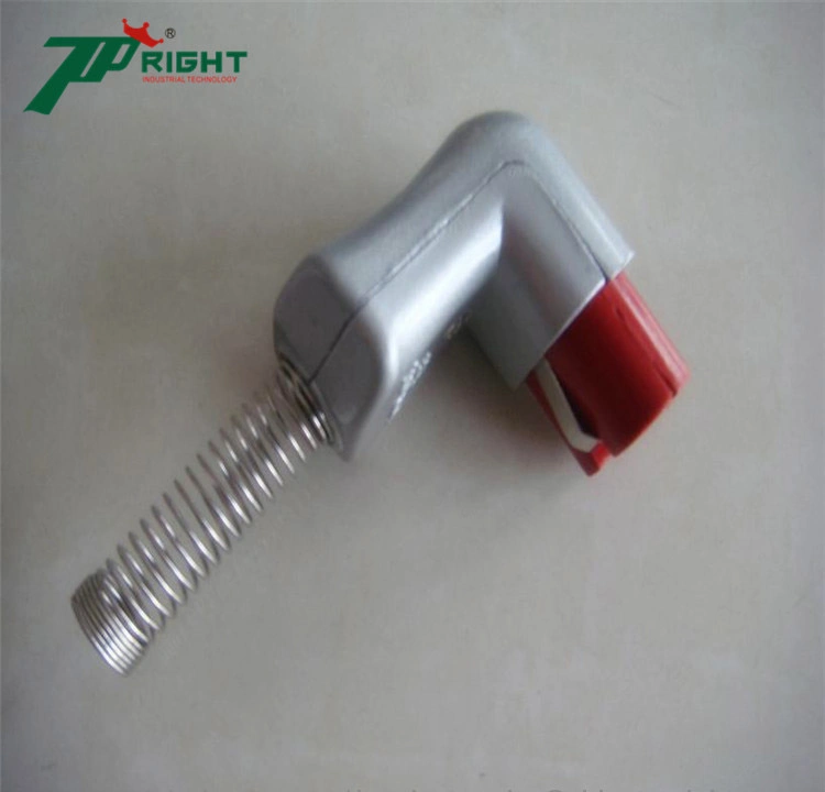 The Aluminium Body Plug with 2 Pins Silicone Plugs Connector Tr-Cp07