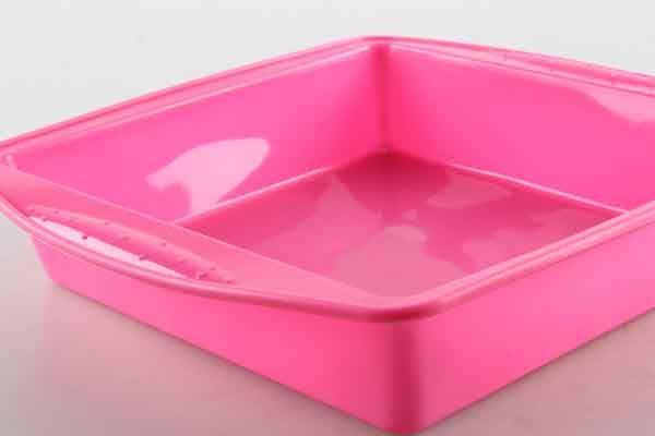 Square Silicone Cake Mold Mould with Two Ears