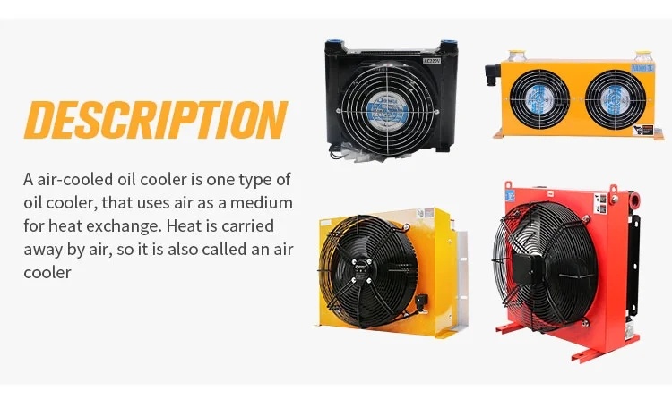 Air Cooler Hydraulic Oil Cooler Radiator with 24V Fan