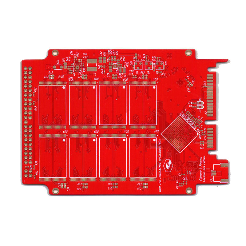 HASL Immersion Gold Finished 6 Layers Rigid Board Gold Printed Circuit Board PCB