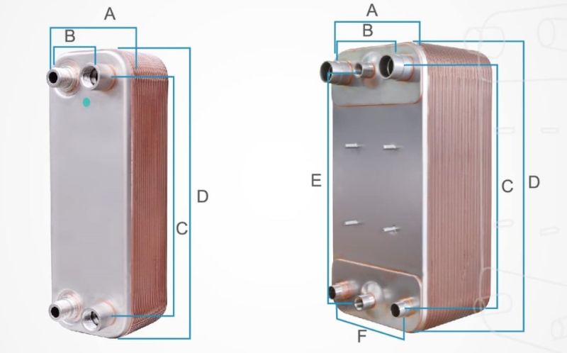 Zl52A High Efficiency Stainless Steel Brazed Plate Heat Exchanger