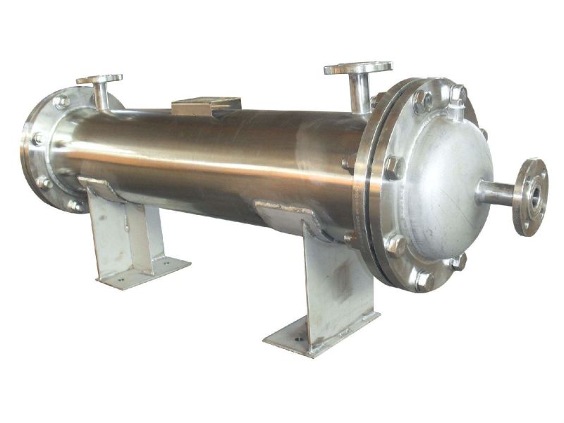 Cooled Formaldehyde Vapor Sanitary Stainless Steel Shell Tube Heat Exchanger