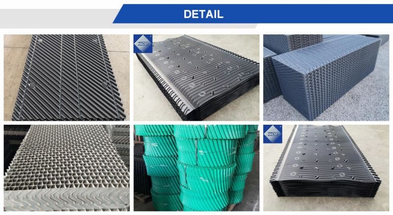 Industrial PP PVC Cooling Tower Fill Packing Media PVC Fill for Cooling Tower