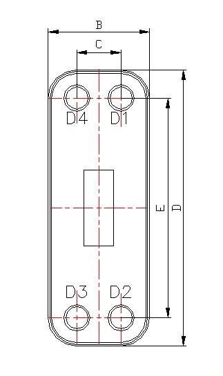 CB30 Stainless Steel Brazed Plate Heat Exchanger with 316L/304