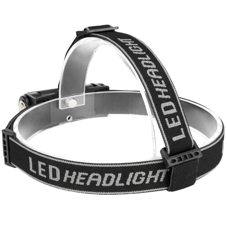 Super Bright Headlamp, Rechargeable LED Spotlight with Battery Powered Headlight for Garden Outdoor Camping Fishing