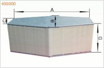 Farm Use Air to Air Plastic Heat Exchanger Core for Hrv