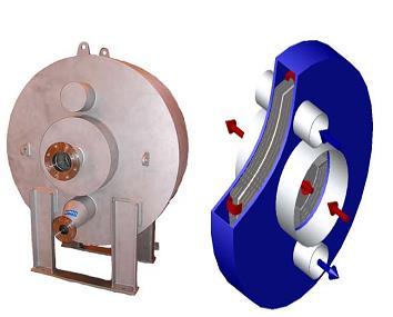 Sps Welded Plate and Shell Heat Exchanger/Round Plate and Shell Heat Exchanger Instead of Gasket Plate Heat Exchanger