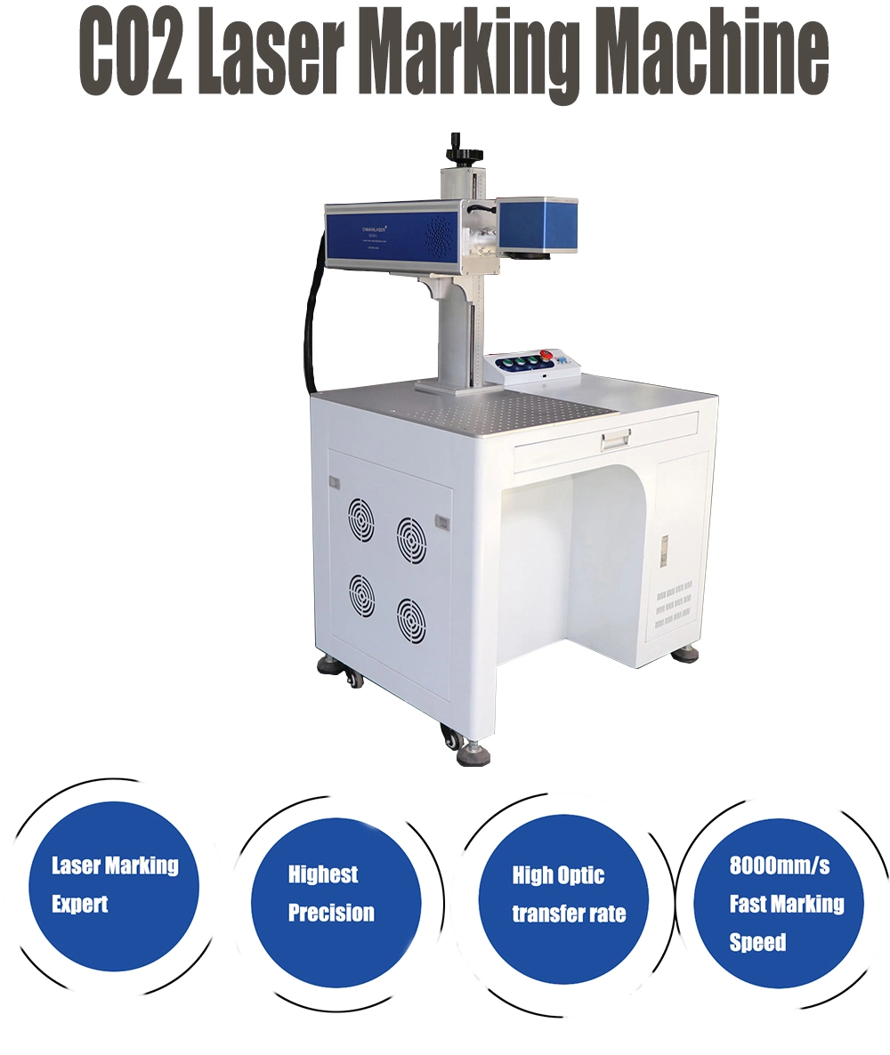 20W 50W Laser Marking Machine for PVC Plastic Pipe Metal