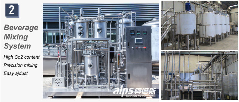 Industrial Carbonated Drinks Machine / CSD Filling Production Line