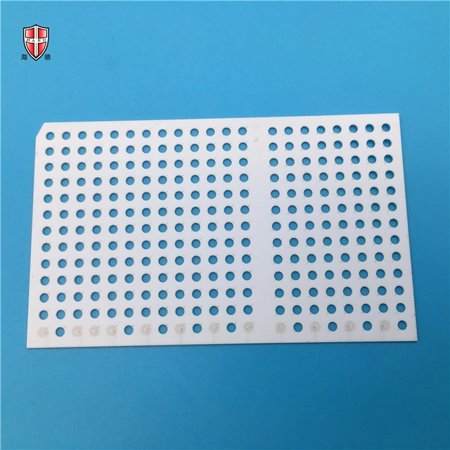 PCB Laser Cutting Ultra-Thin Zirconia Alumina Ceramic Sheet Substrate Slab