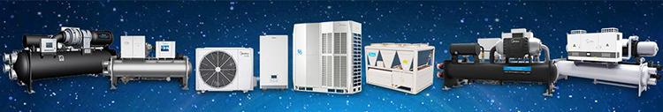 Midea DC Inverter Split Duct Type Air Conditioner Lgiht Commercial Air Conditioner with CE CB Certification