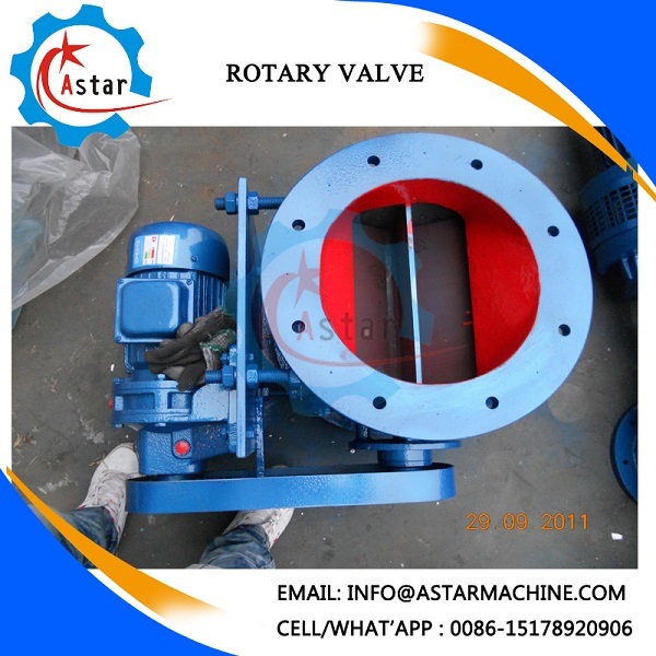 Round Shape Inlet and Outlet Air Lock Rotary Valve