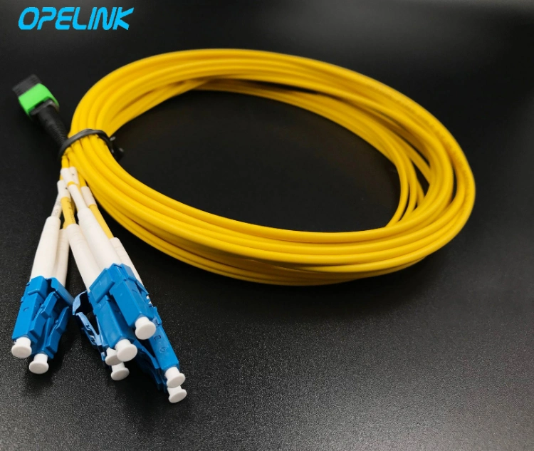 MTP/MPO-LC Sm Round Cable Fanout 2.0mm Optical Fiber Patch Cord