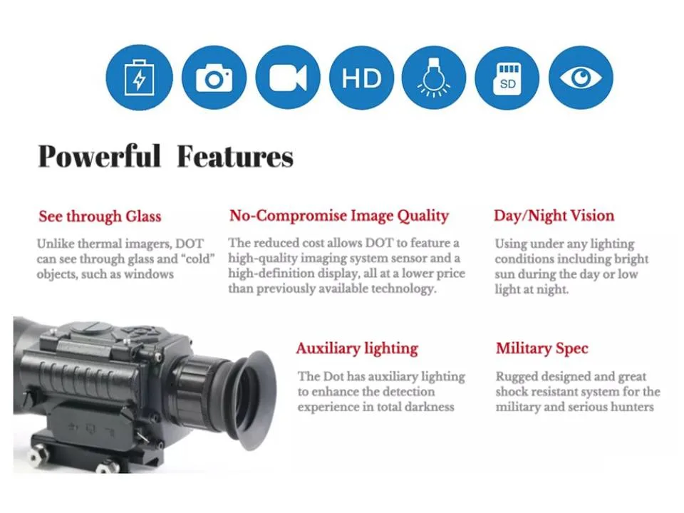 Night Vision Hunting Scopes for Rifles Optic Hunting Equipments