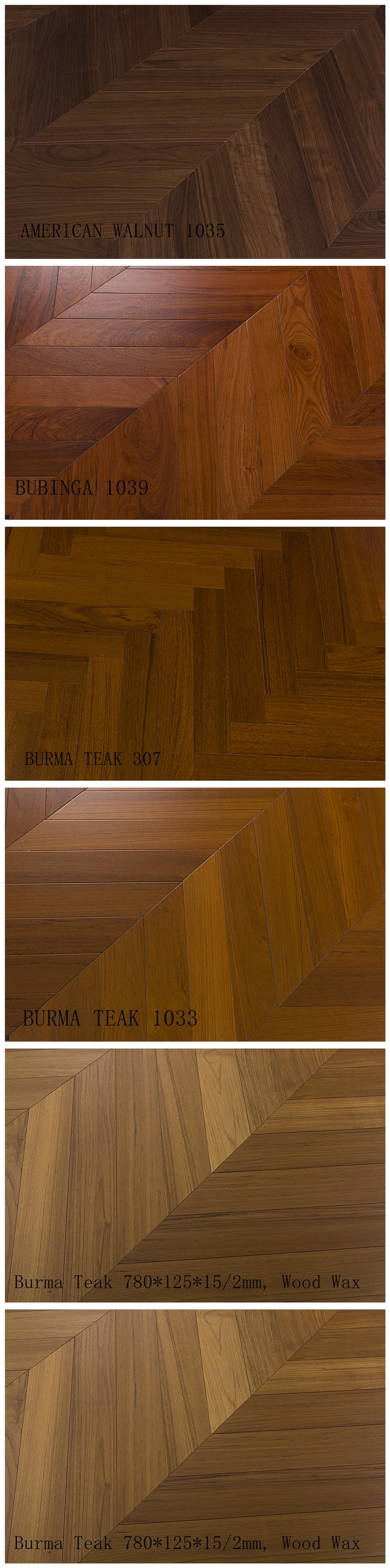 Engineered Wood Flooring, Multi-Layers, Walnut Species, 510*92*15mm, Spot Goods.