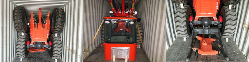 Compact Mini wheel bucket loader with Air Pre-heater