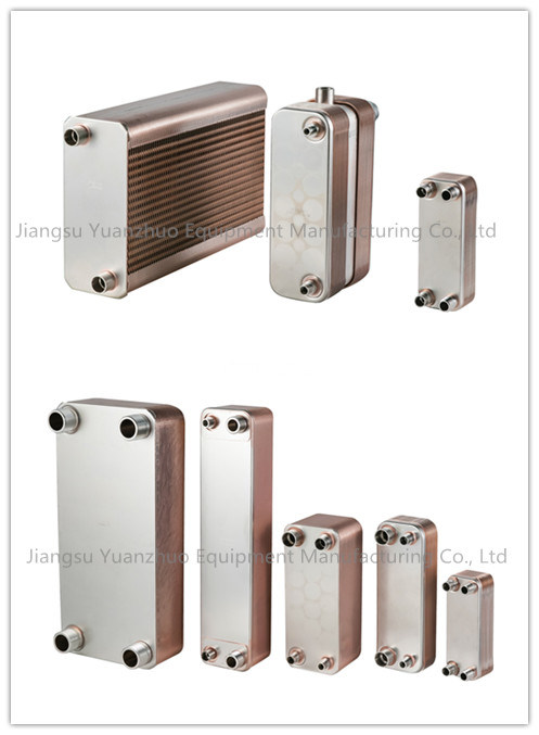 Zl200A Copper Brazed Plate Heat Exchanger Marine HVAC Oil Cooler Chiller for Liquid to Gas