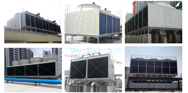 Cross Flow Square Cooling Tower for AC Chiller System