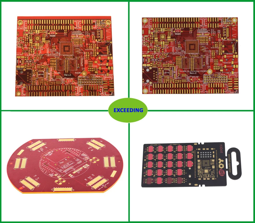 Customized 1-36 Layers/Fr4 PCB/Aluminum PCB/HDI PCB/ Multilayer Board/PCB Assembly/Multilayer Board