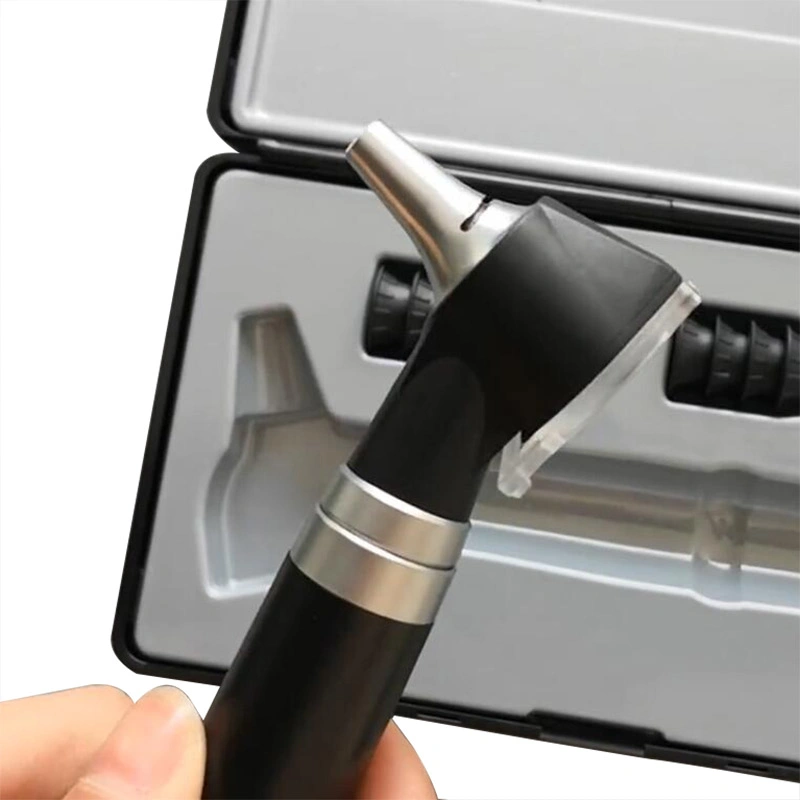 Portable Fiber Optic Medical Endoscope LED Ear Health Check Borescope Otoscope