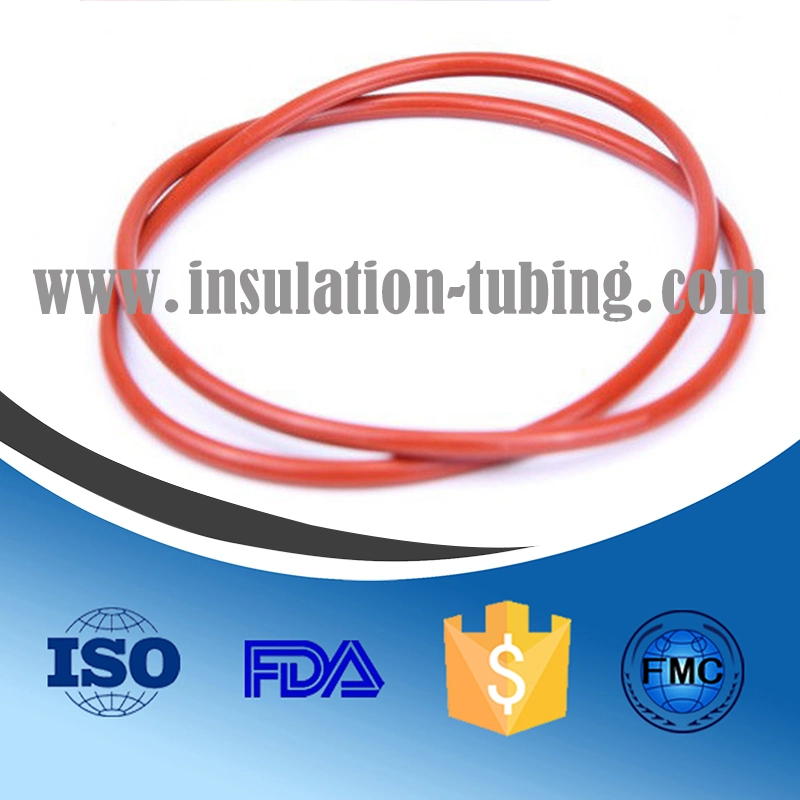 Soft Silicone Hollow Tube Cord Bonded O-Rings Rubber Silicone O-Ring Gasket