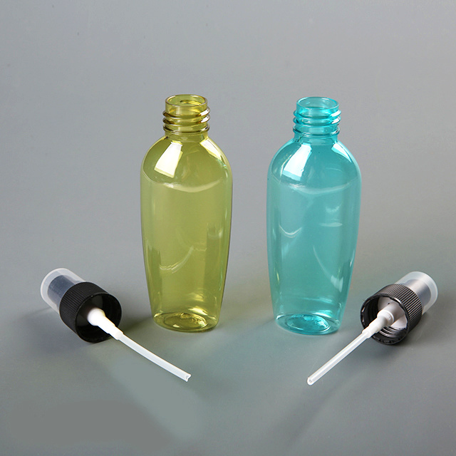 50ml Empty Round Shape Plastic Cosmetic Pet Bottles