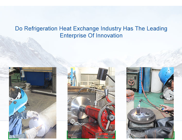 Shell Pipe Heat Exchanger Shell and Tube Water to Refrigerant