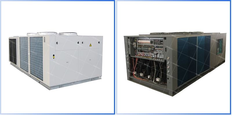 CE R410A Cooling-Heating Rooftop Packaged Commercial / Industrial Air Conditioner