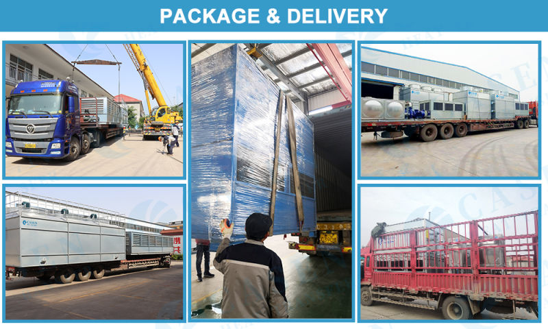 15t Cooling Tower Professional Square Cross Flow/Counter Flow Cooling Tower Equipment Made for Water Cooled Chiller