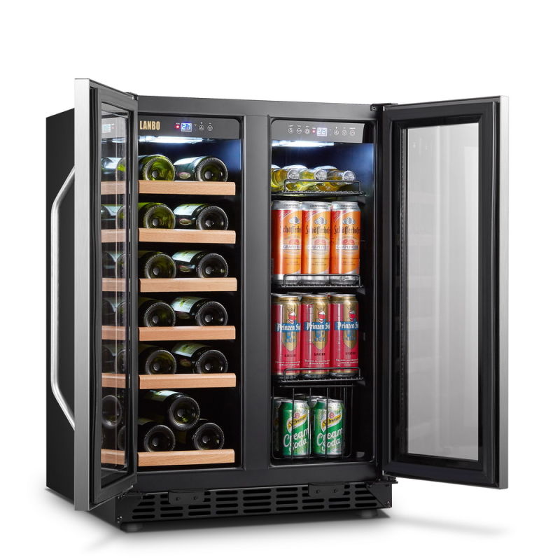 130L Side by Side Wine and Beverage Cooler/Beer Cooler
