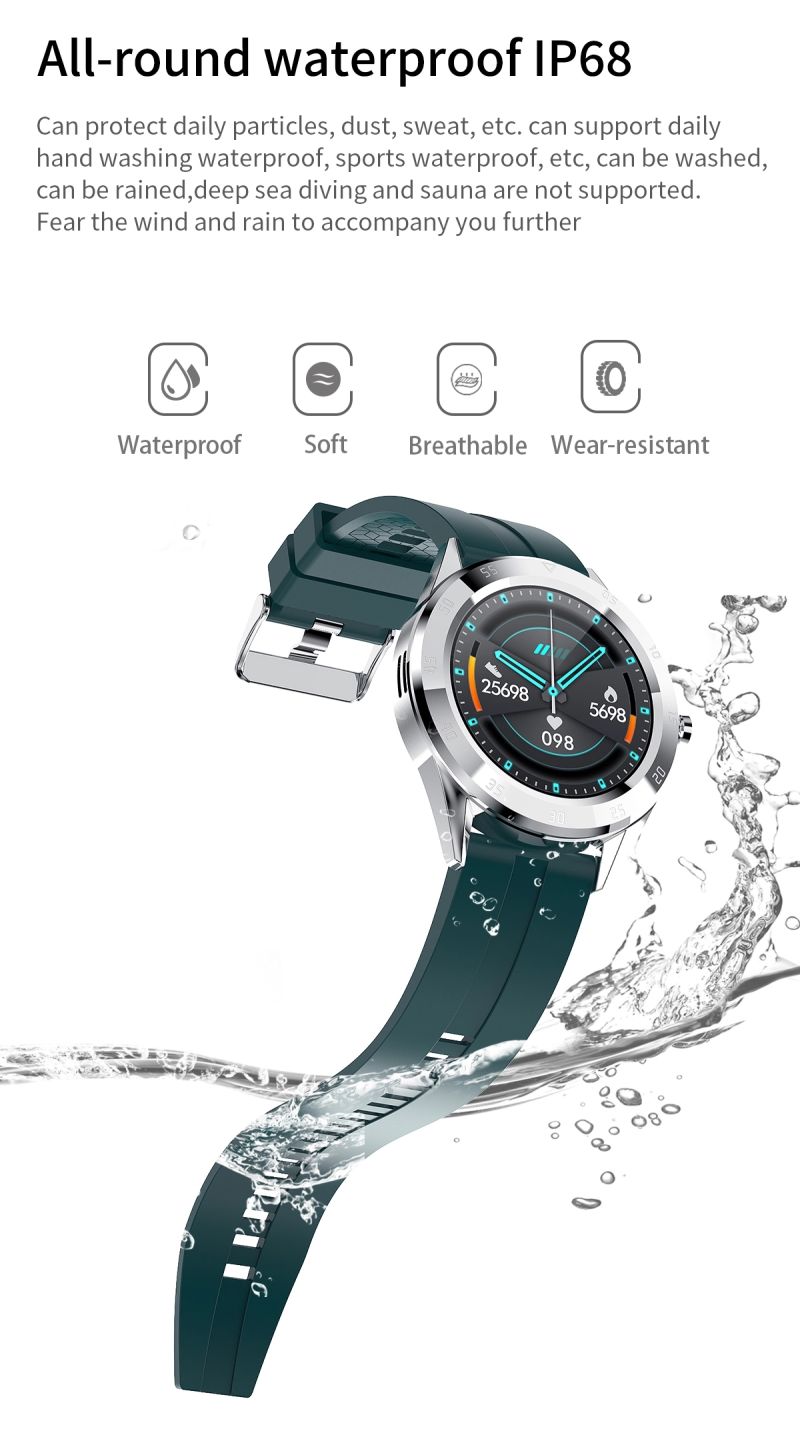 2020 Smart Watch Health Fitness Tracker Heart Rate Waterproof Bluetooth 3.0 Activity Smart Watch Y10