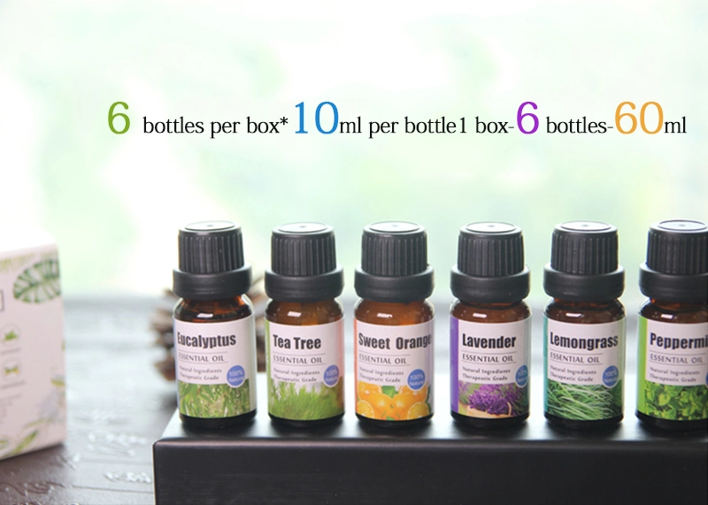 Natural Pure Essential Oil Gift Set Lavender Aromatherapy Essential Oil